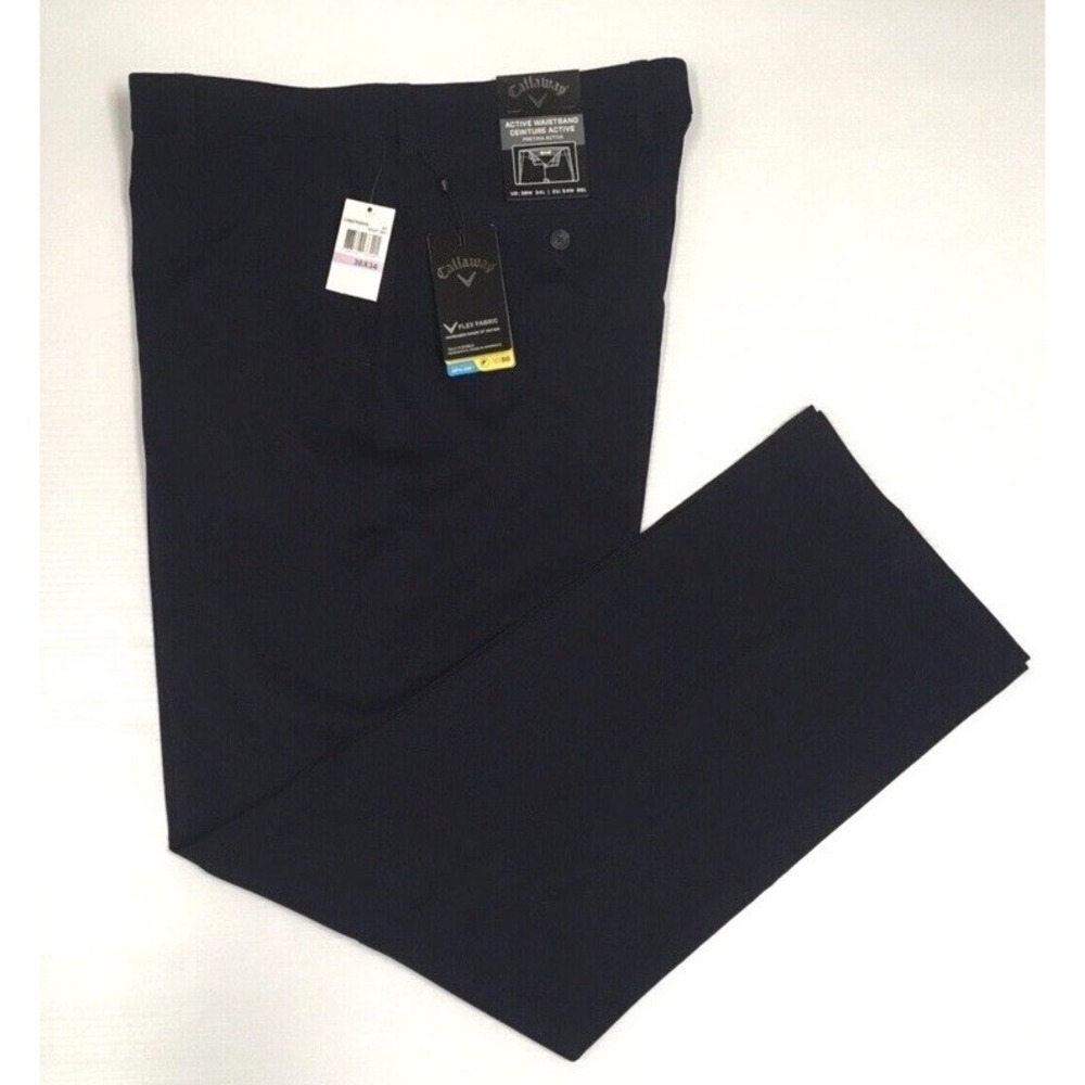 Callaway UPF 50 Polyester Golf Greens Flex Fabric Stretch Pants‎ Performance 38W